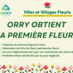 Villes et Villages Fleuris : Orry obtient la 1ère fleur