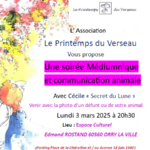 Conférence : soirée médiumnique et communication animale